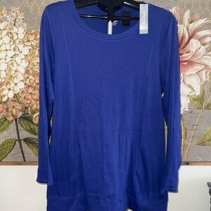 Chico's Royal Blue Long Sleeve Top